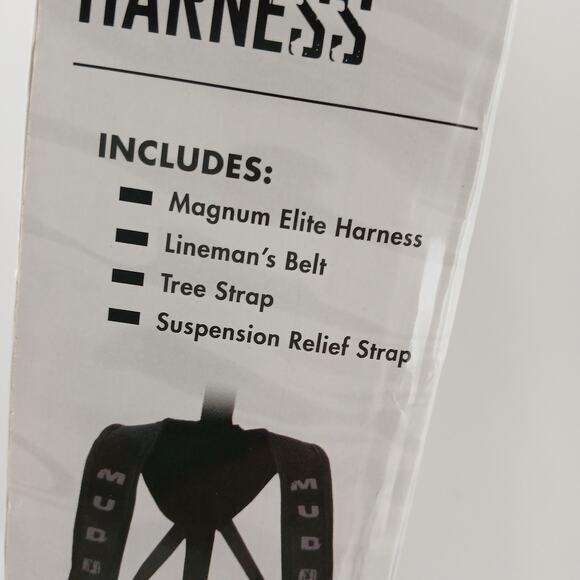 Muddy Magnum Elite Safety Harness One Size Tree Stand Hunting Gear Lightweight - Picture 10 of 15